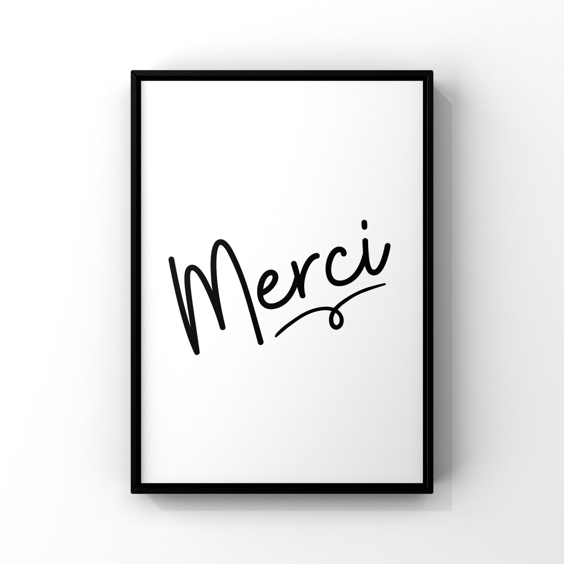 Merci Digital Printable | Etsy