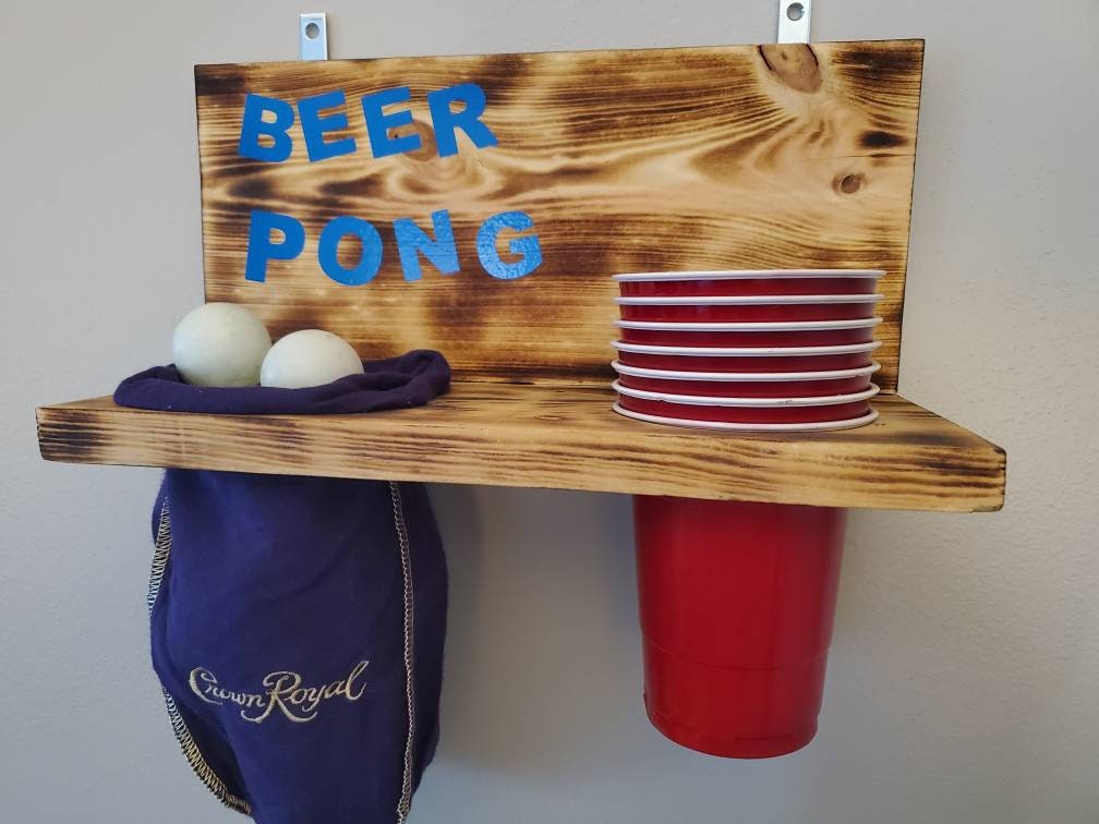 Beer Pong Set Etsy