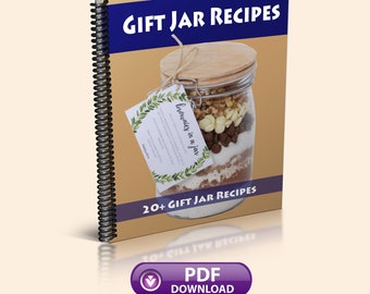 Gift-Jar Recipes EBOOK - 20+  Gifts in a Jar - Recipes