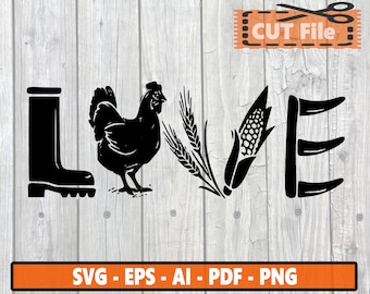 Kitchen decor, farmhouse living, Farm SVG, Kitchen Open Daily SVG, chicken SVG, farmhouse Svg,valentines Svg love farm, chicken lady svg