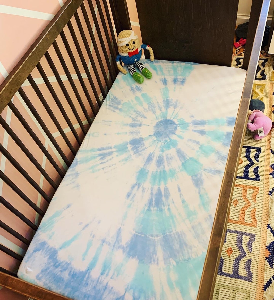 Tie Dye Crib Sheet Etsy