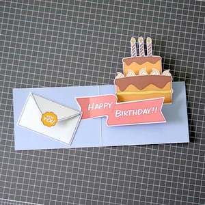 Birthday Card with an inside envelope for a note or gift card