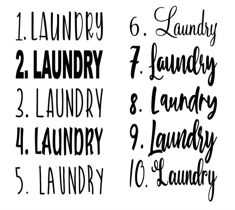 Personalized Ironon Labels for Laundry Bags Laundry Room Etsy