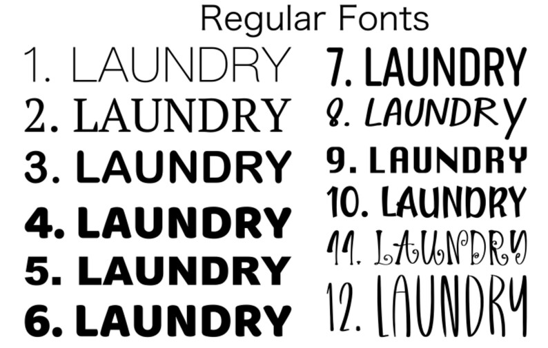 Personalized Ironon Labels for Laundry Bags Laundry Room Etsy