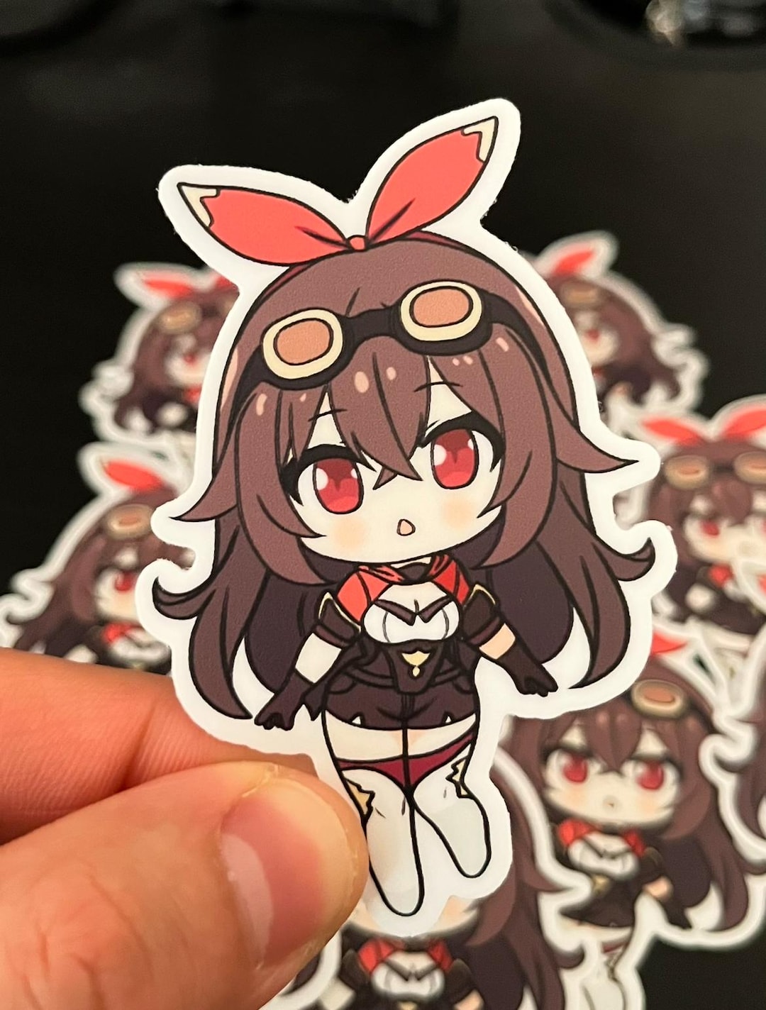 Amber Chibi Sticker, Genshin Impact, Anime Fan Art - Etsy