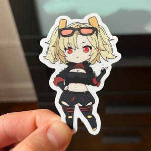 Burnice Chibi Sticker (Zenless Zone Zero)