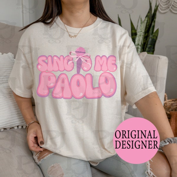 Sing to Me Paolo Shirt, Lizzie McGuire Inspired Tee, 2000s Disney Shirt, Disney Retro T-shirt, Coquette Disney Park Tee,Disneyland Nostalgic