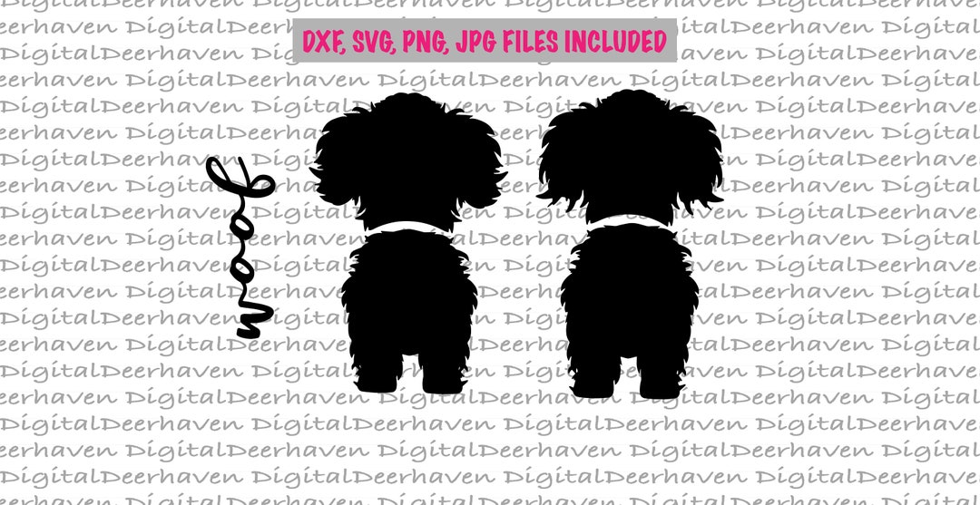 Cockapoo SVG PNG, JPG Digital Cut Files. Dog Design Clip Art. Instant ...