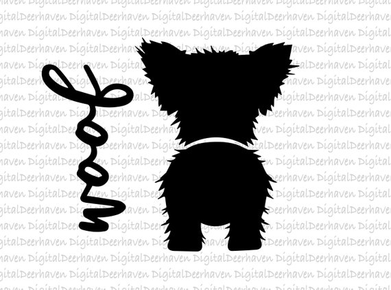 Download Yorkshire Terrier/ Yorkie/ Dog SVG Digital cut files. Dog ...