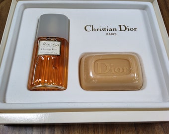 vintage Christian Dior Miss Dior eau De Toilette & Soap Gift Set
