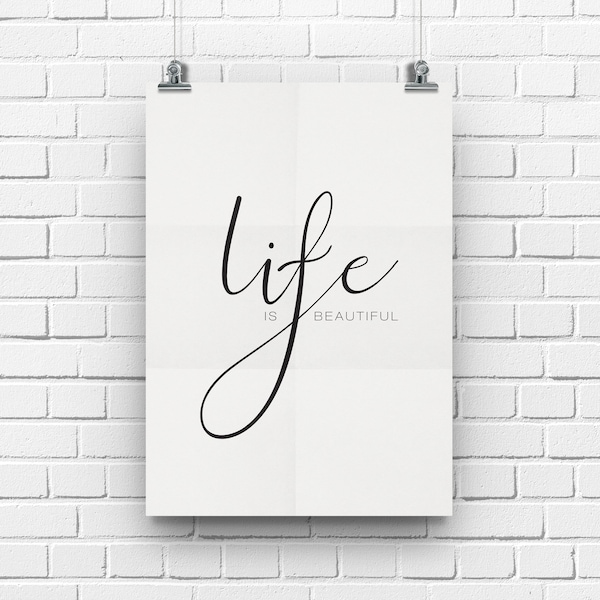 Life is Beautiful Etsy