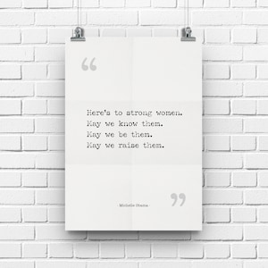 Michelle Obama, Obama Poster, Inspirational Quotes Prints, Motivational Poster, POSTER PRINT