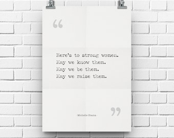 Michelle Obama, Obama Poster, Inspirational Quotes Prints, Motivational Poster, POSTER PRINT