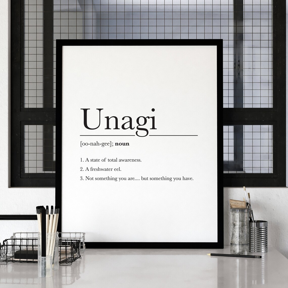 Unagi Card Unagi Print, Affiche Friends Series Inspired Unagi Definition, Unagi ...