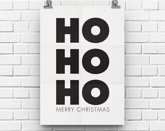 Christmas Decor, Christmas Decorations, Holiday Wall Decor, Front Door Decor, Christmas Wall Art, Poster Print