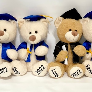 Custom Graduation Bear, Graduation Gifts, Graduation 2024, Graduation Keepsake, Gifts for Grads, Preschool Graduation, Pre-k Grad, Grad Bear