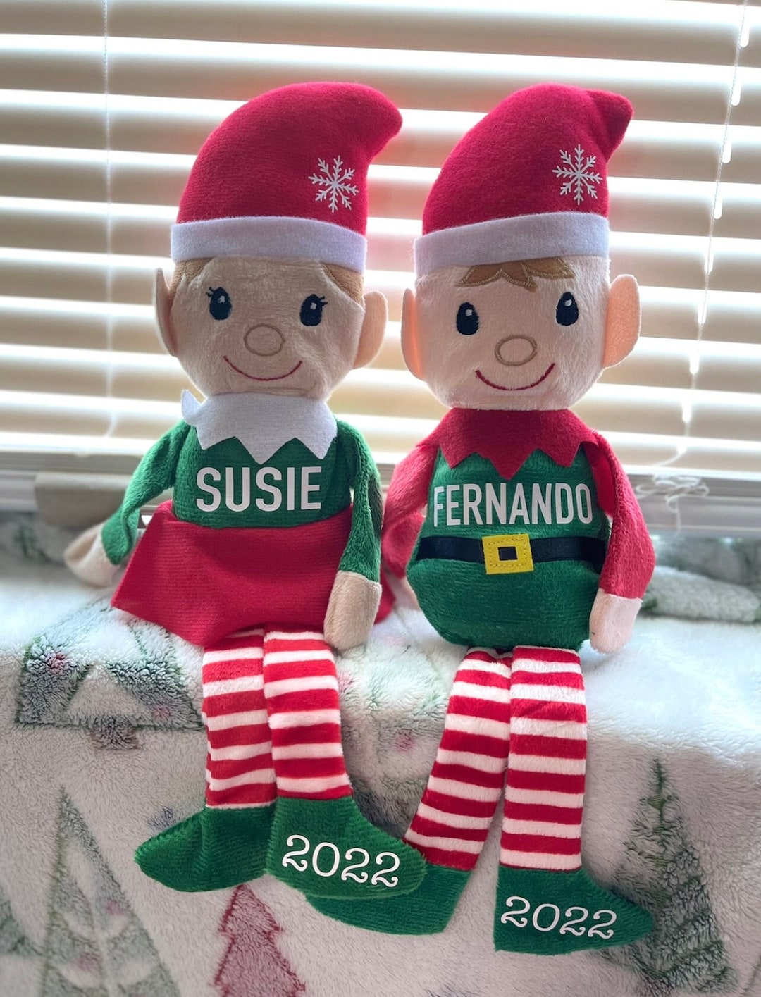 Personalized Christmas Elves, Plush Christmas Elves, Christmas Elf