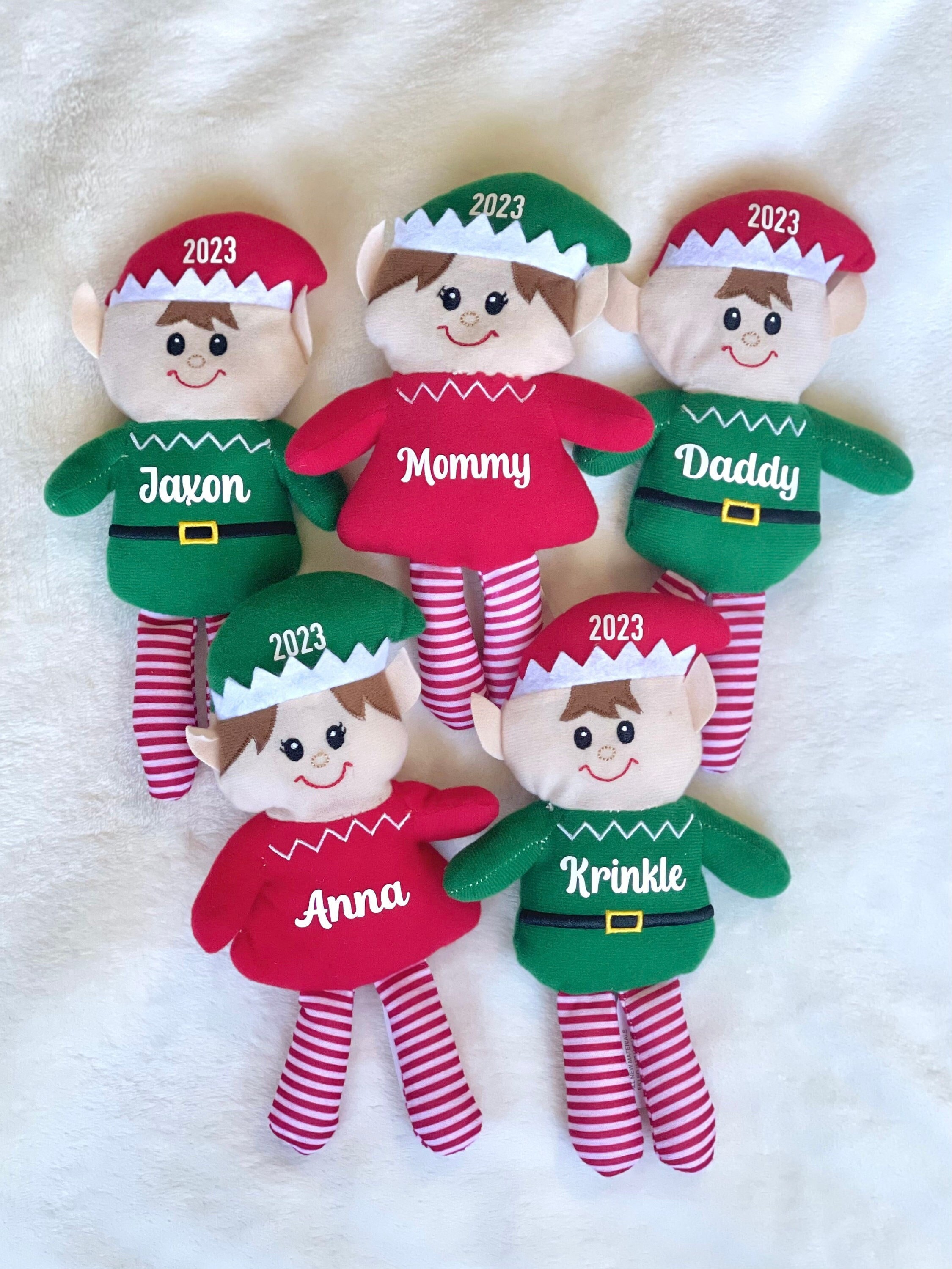 Personalized Mini Elf Plush: Christmas Stocking Stuffer - Etsy