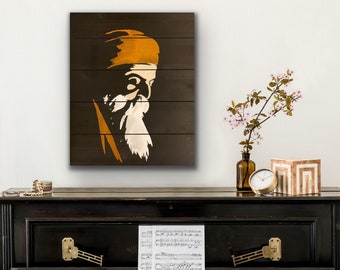 Canvas Print* 16”x24”” - Guru Nanak Dev - Sikh art original- waheguru art