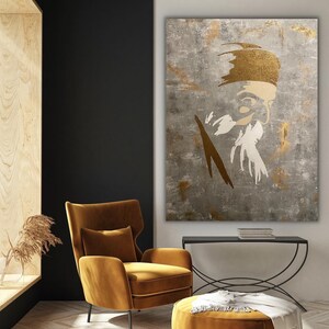 Custom Art - Guru Nanak Dev Ji - Sikh art - large painting - guru Nanak art - Waheguru- Diwali art image 2