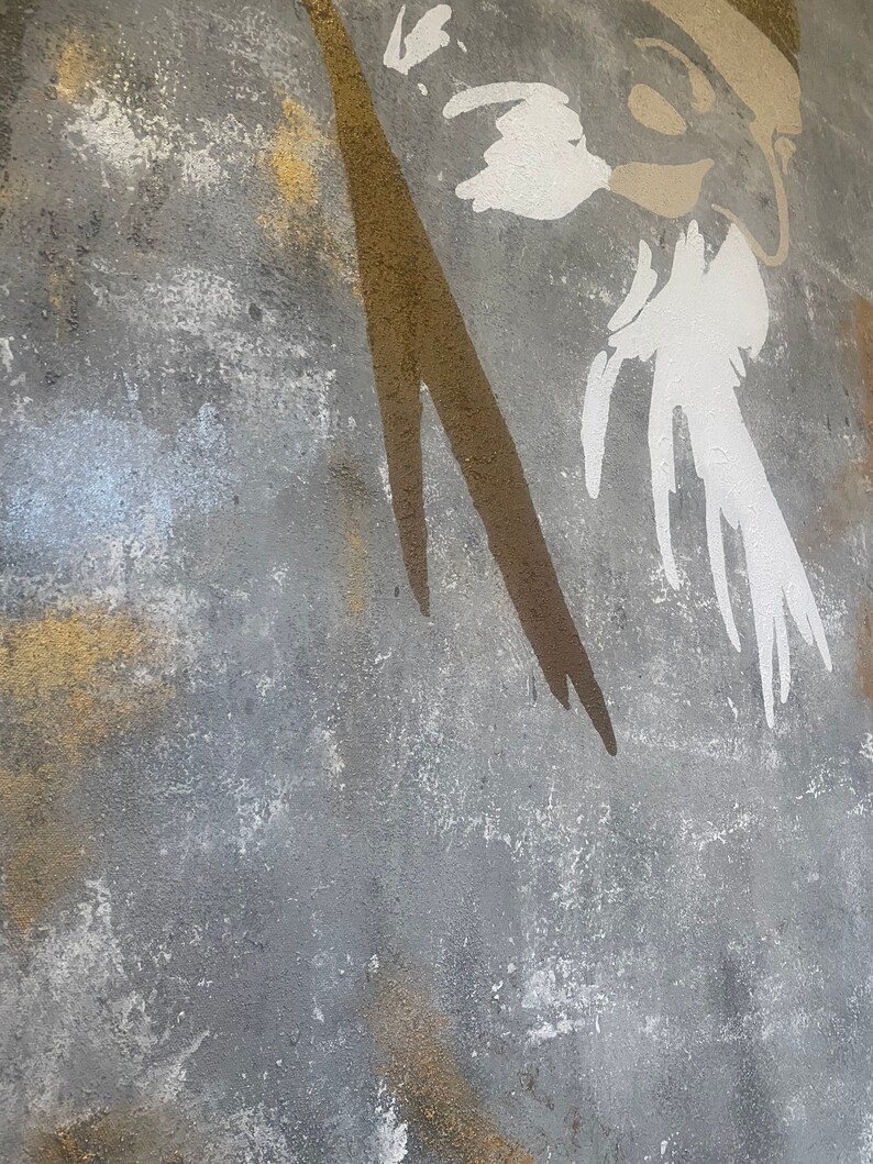 Custom Art - Guru Nanak Dev Ji - Sikh art - large painting - guru Nanak art - Waheguru- Diwali art image 8