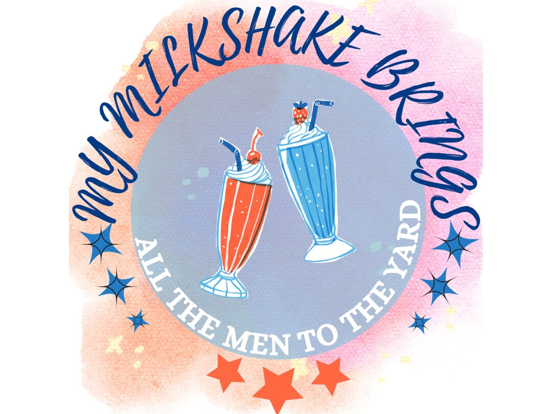 Digital Sticker/ PNG File/ Colorful Milk Shakes - Etsy