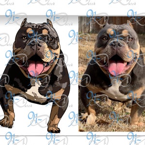 Custom Dog SVG, Custom Cartoon SVG, Custom Dog Graphic, Art Commission, Download Graphic, Pitbull SVG, Pitbull Lovers, Puppy Graphics, Doggy