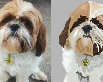 Custom Dog SVG, Custom Cartoon SVG, Custom Dog Graphic, Art Commission, Download Graphics, Shih Tzu SVG, Shih Tzu Lovers, Puppy Graphics