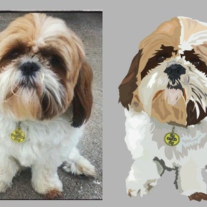 Custom Dog SVG, Custom Cartoon SVG, Custom Dog Graphic, Art Commission, Download Graphics, Shih Tzu SVG, Shih Tzu Lovers, Puppy Graphics