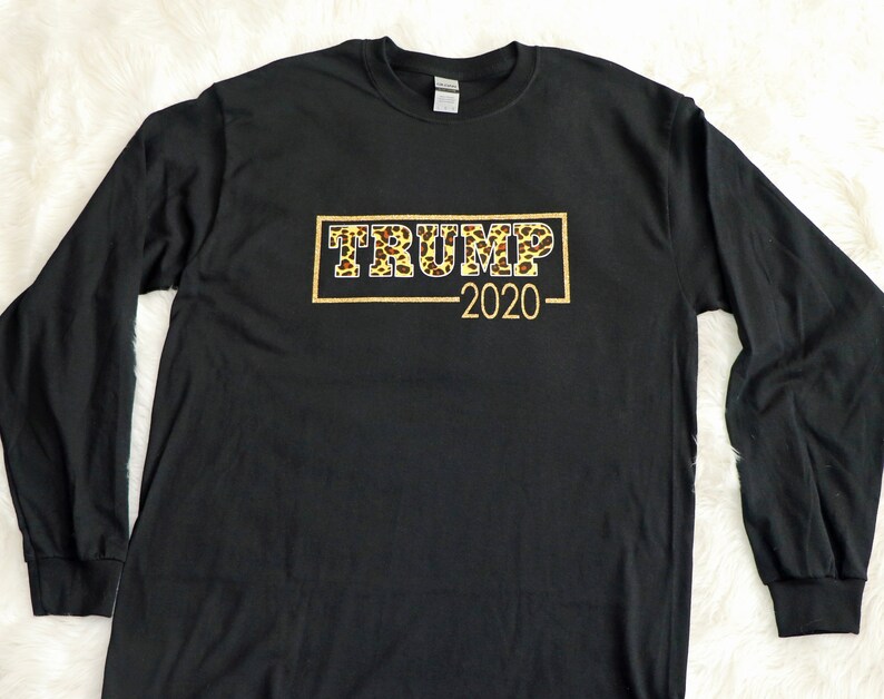 Glam President Trump Leopard Tee Donald Trump KAG MAGA Presidential debate Trump Girl Election shirt Donald Trump 2020 Trump 2020