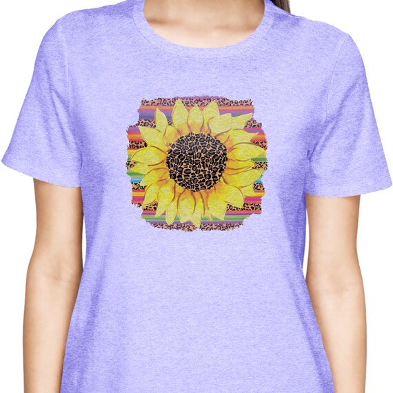 Tie Dye Shirt, Tie Dye Sunflower, Sunflower Tee, Cheetah Sunflower, Sunflower Graphic, Digital Graphic Tee, Cheetah Tees, Cheetah shirt, SVG