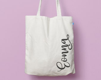 Personalized Tote Bag | Custom Name Tote Bag | Name Canvas Tote Bag | Personalized Gift