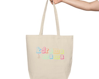 Kdrama Mama Tote Bag | Kdrama Fan | Canvas Tote Bag | Kdrama Series Lover Gift | Funny Tote Bag