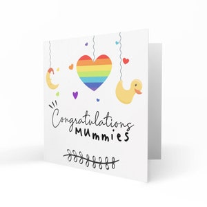LGBTQ+ Cards | Congratulations Mummies
