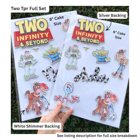 Cowboy / Two Infinity & Beyond / Toy Story Styled Decorative Toppers