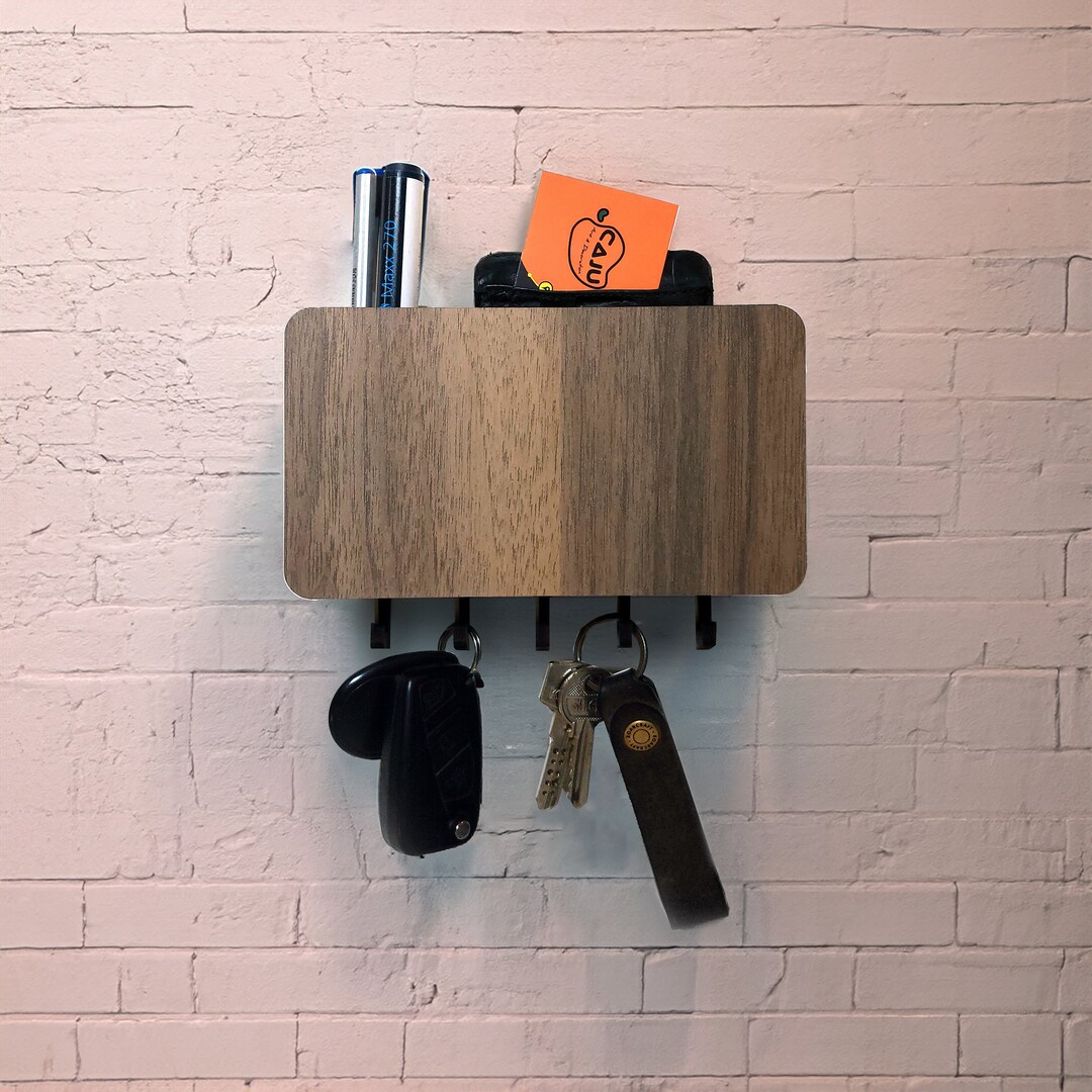 Runder Kaffeepad-Wandhalter Aus Holz | Drehbar Mit Griff Für Dolce Gusto