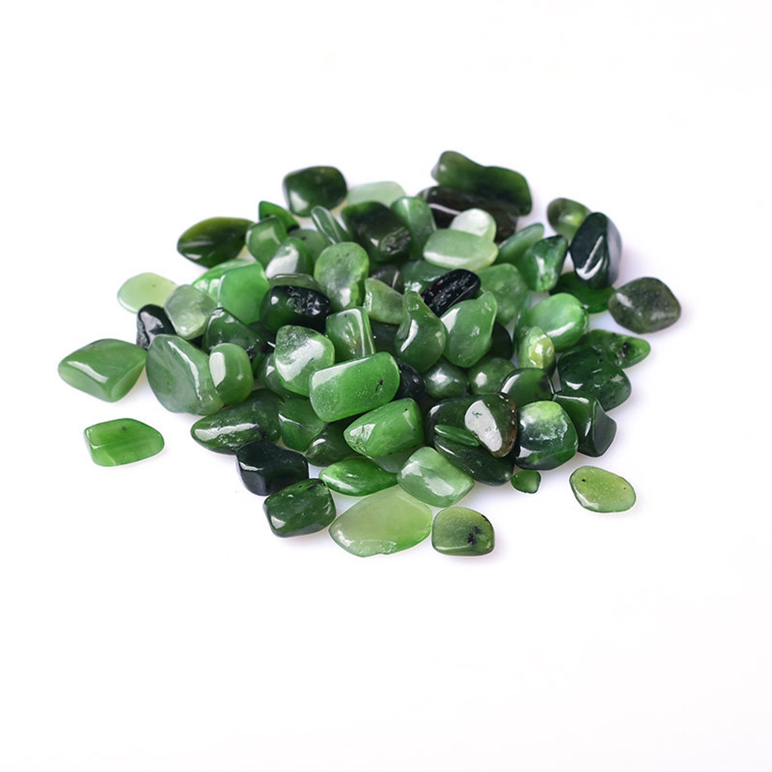 1kg AAA Grade Stunning Green jade chips wholesale price Etsy