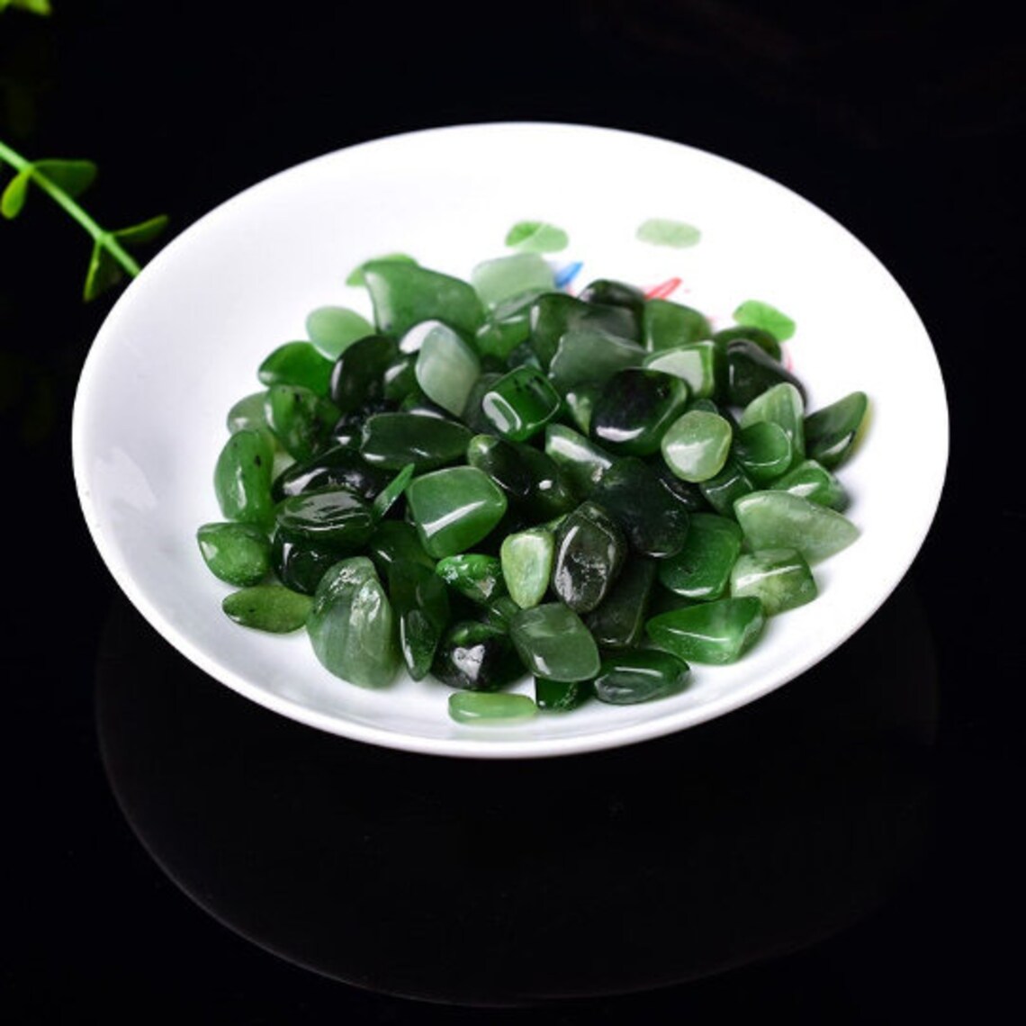 1kg AAA Grade Stunning Green jade chips wholesale price Etsy