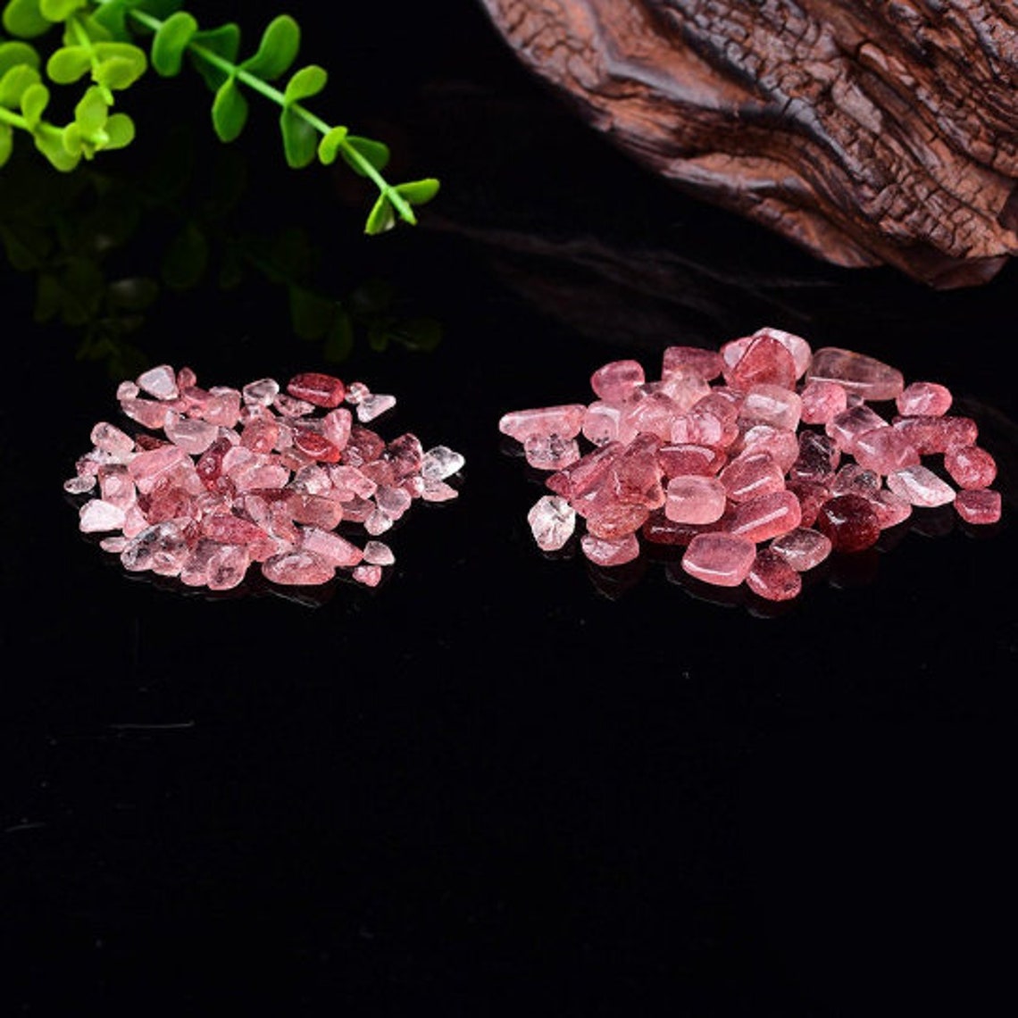 1kg AAA Grade Stunning Strawberry quartz chips wholesale Etsy