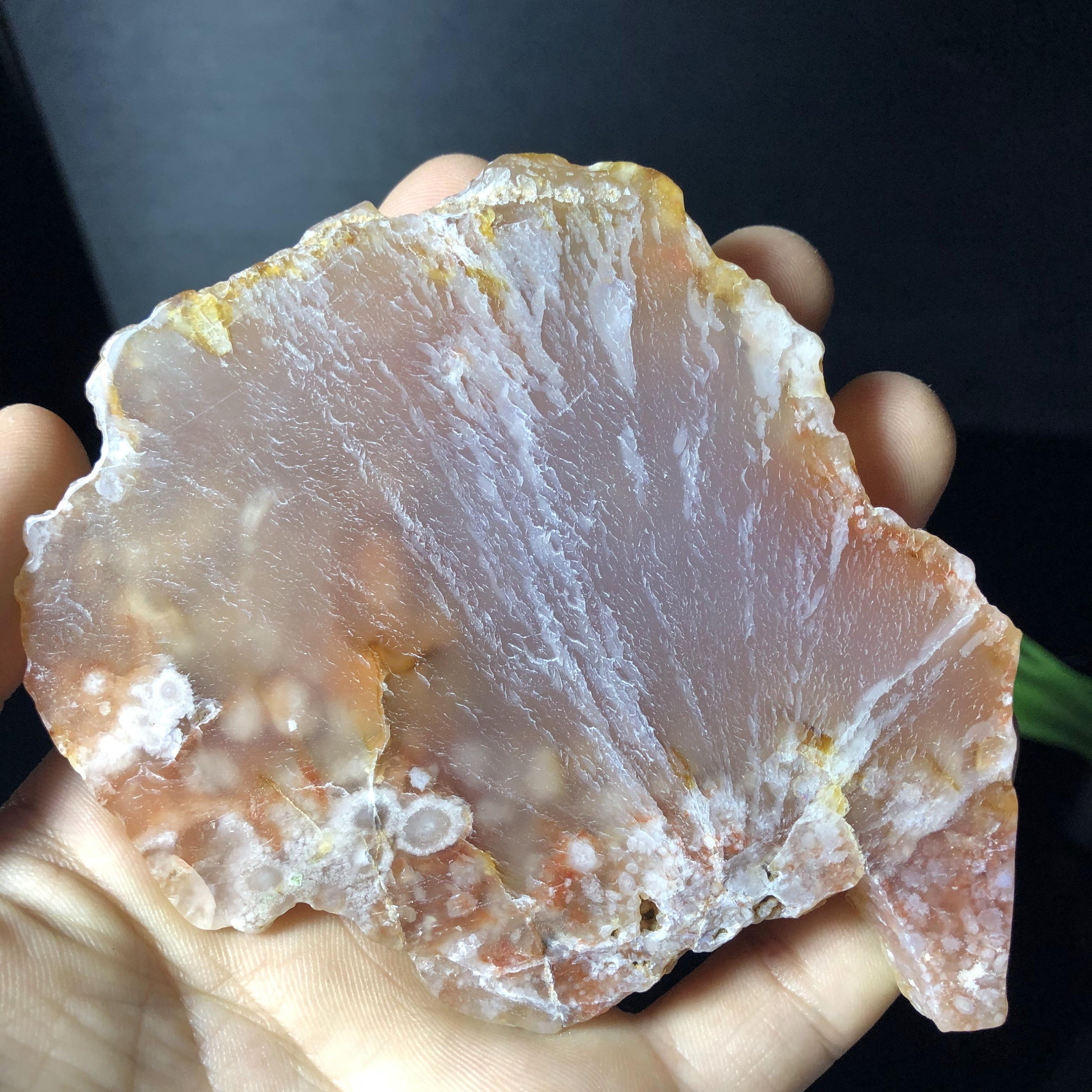 1KG Stunning AAA Grade Flower Agate Raw SlabsCherry blossom Etsy