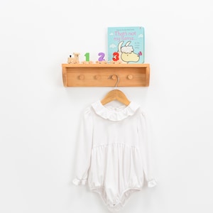 Wooden Shelf, Nursery Shelves, Baby Book Shelf, Nursery Wall Bookshelf, Nursery Furniture, Floating Shelf, Baby Room Decoration