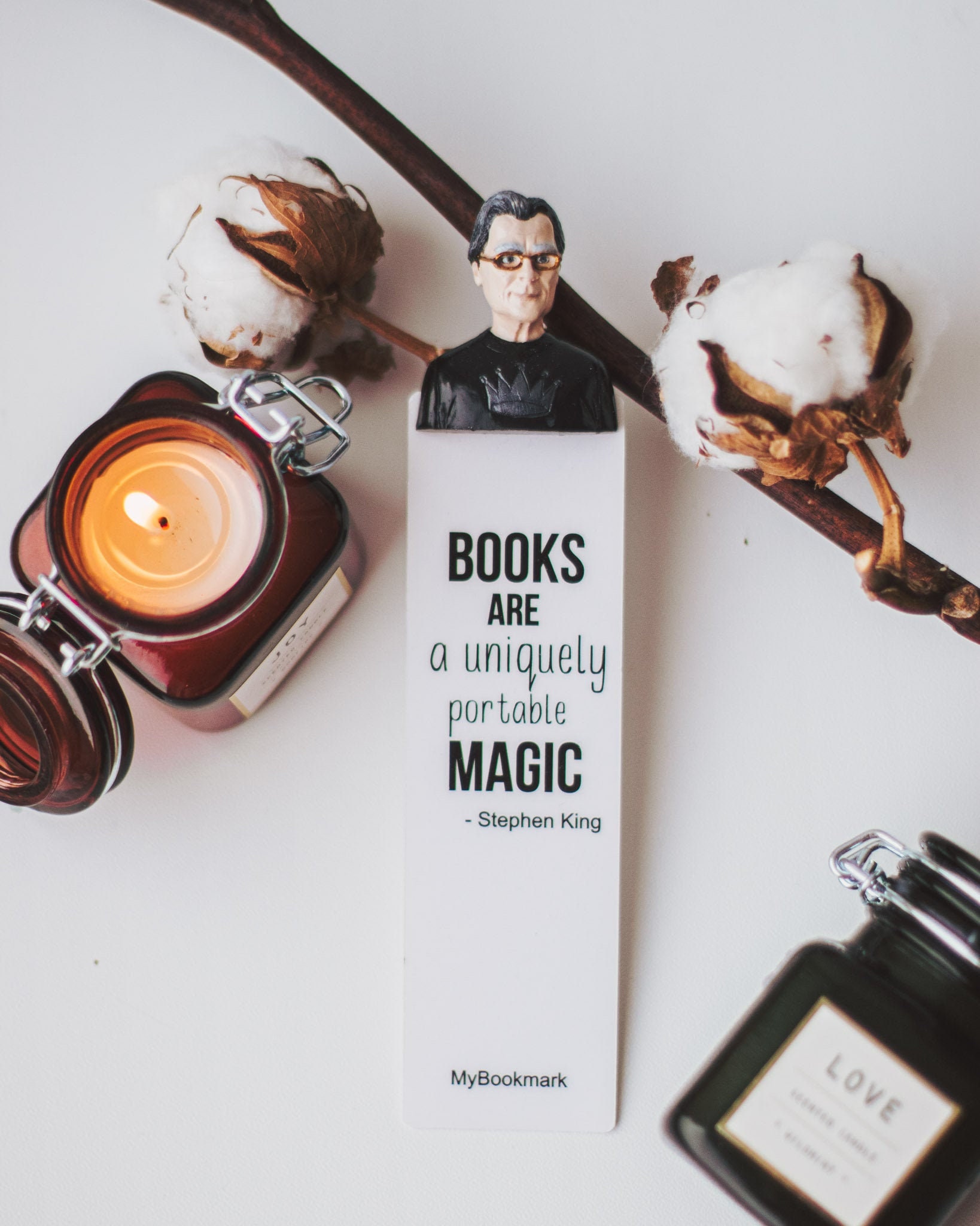 Stephen King Bookmark Unique Gift for Him for Men Book Lover Etsy