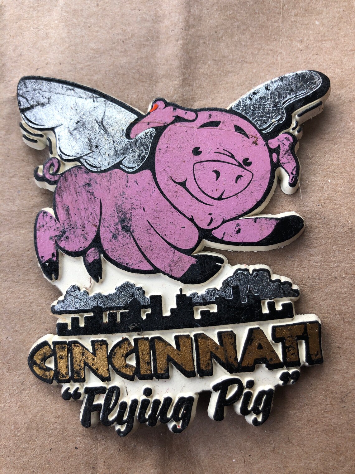 Cincinnati Flying Pig refrigerator Etsy