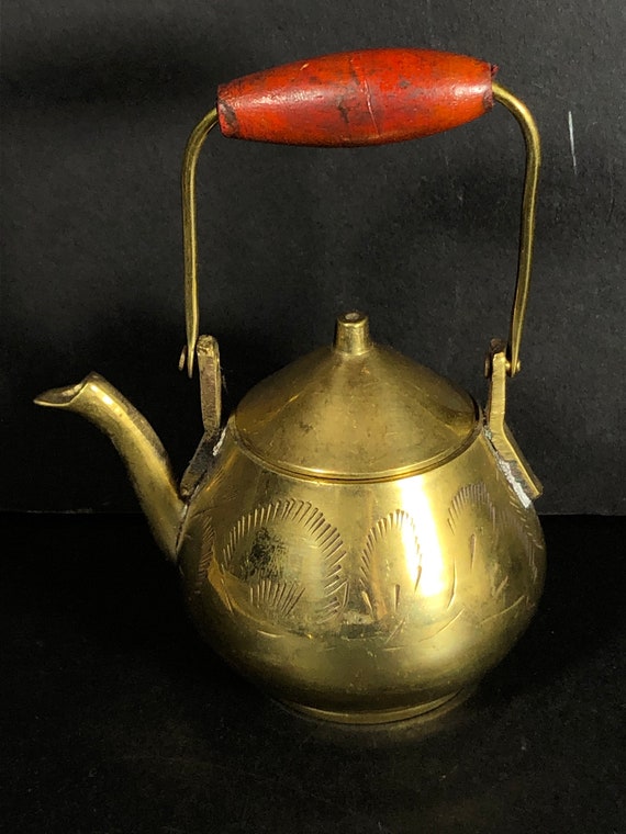 Brass Teapot Etsy