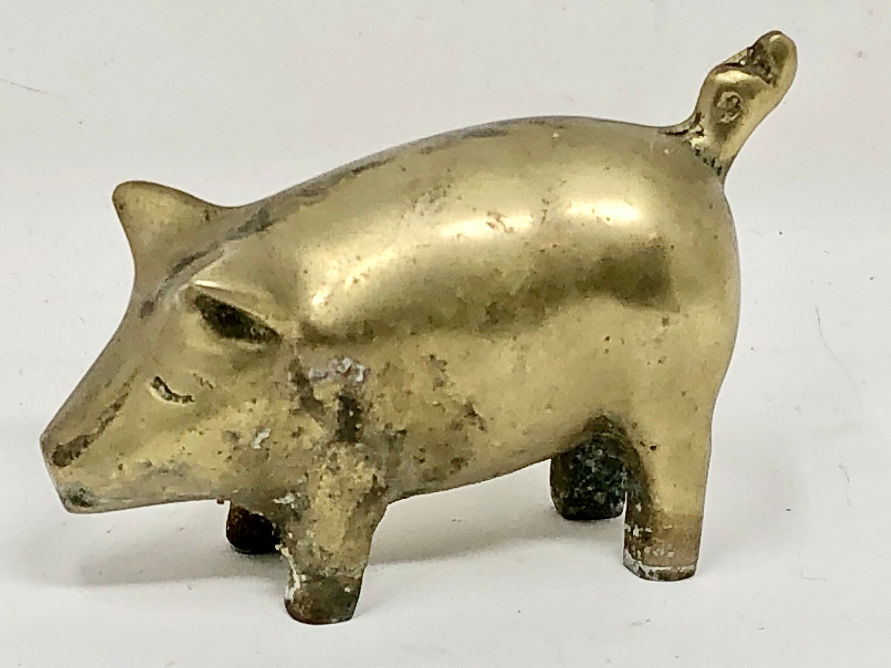 Brass Pig Etsy