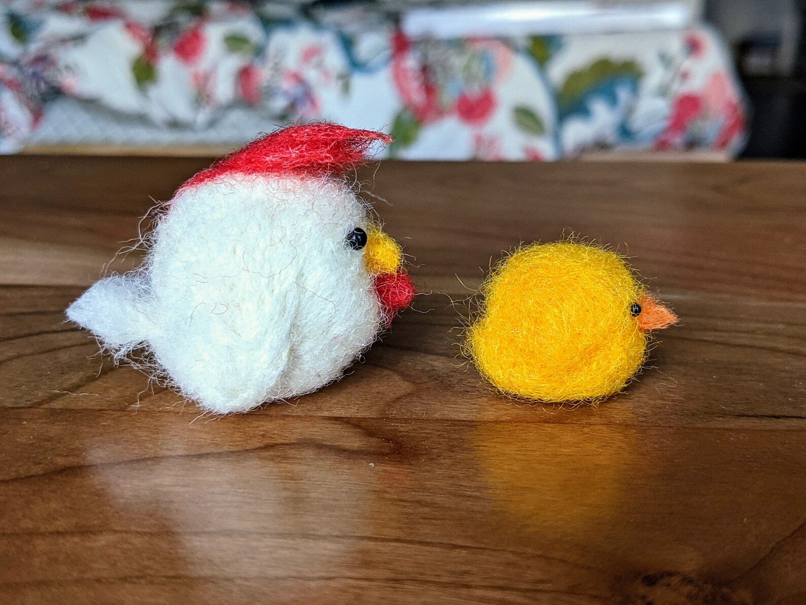 Needle Felted Chicken & Chick - Etsy