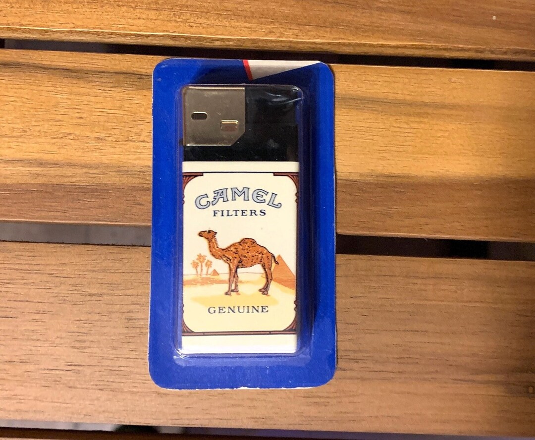 Vintage New CAMEL FILTERS Cigarette Lighter by Scripto in Unopened