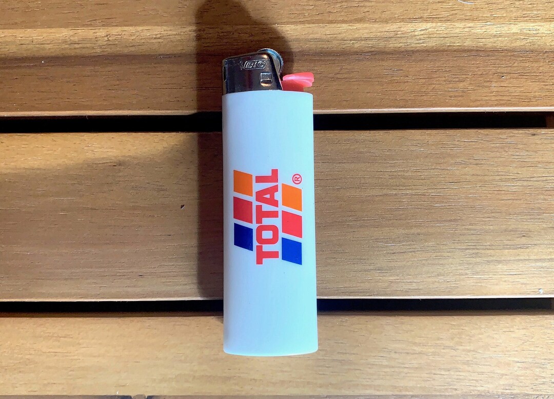 Vintage total Gas Station Disposable BIC Lighter Etsy
