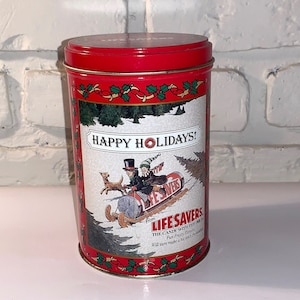 Vintage - 1989 Limited Edition LIFESAVERS Holiday keepsake tin