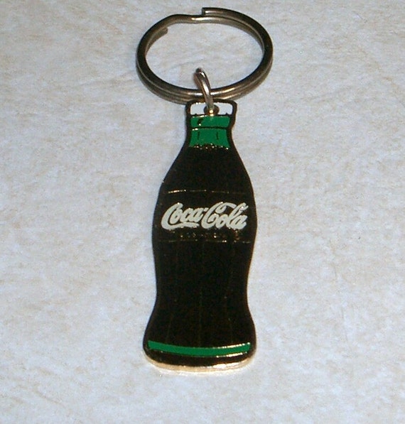 Vintage Collectable Metal Coca Cola Bottle Keychain Etsy